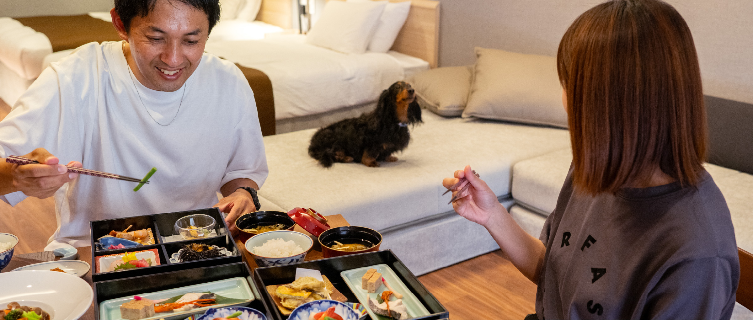 愛犬と一緒に過ごす宿泊プラン予約開始